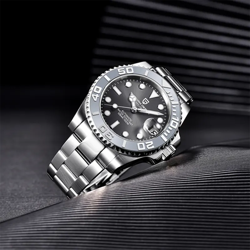 Pagani Design Yachtmaster Black Dial Automatic Men's Watch- PD-1651